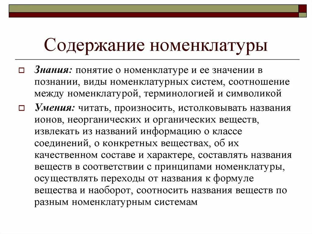 Содержания познания. Терминология и номенклатура. Номенклатура термин. Знание номенклатуры. Содержание номенклатурных.