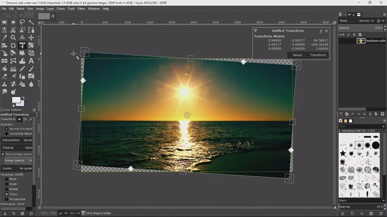 Image manipulation program