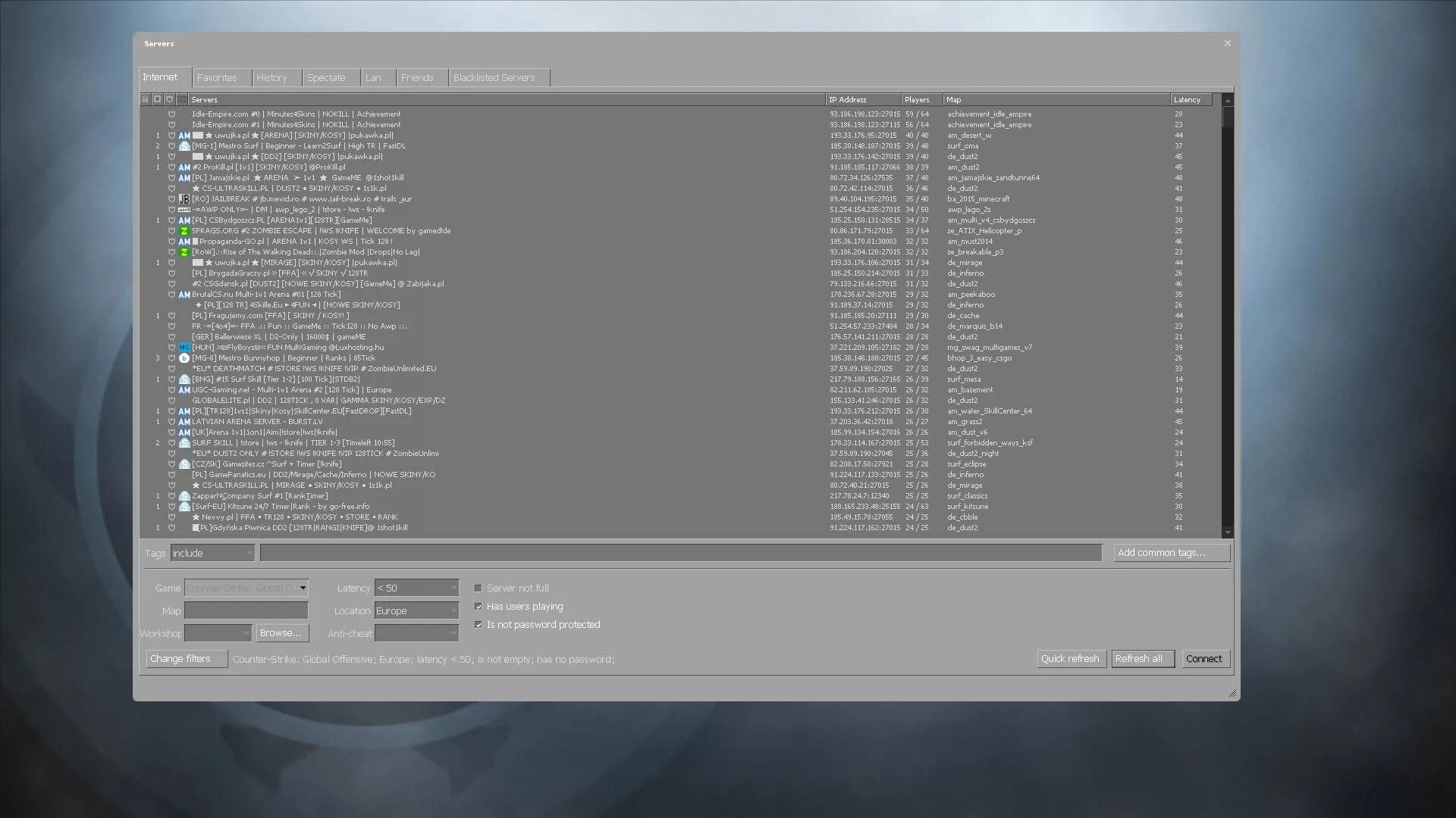Cs go 2 servers