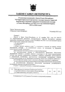 Закон санкт петербурга 551 98
