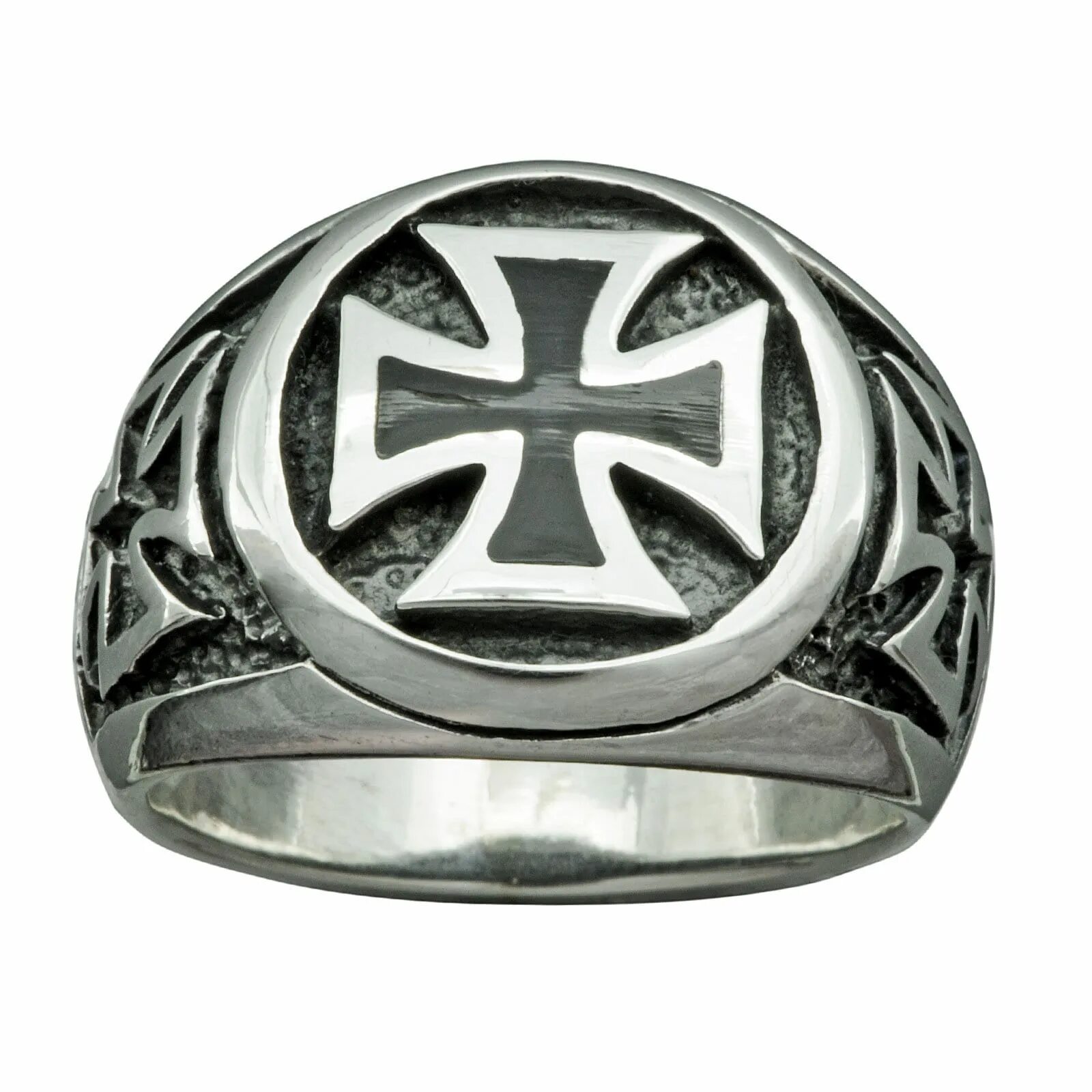 Кольцо крест значение. Biker ring мальтийский крест. мальтийский крест кольцо мужское серебро 925. печатка мальтийский крест. перстень мужской с мальтийским крестом.