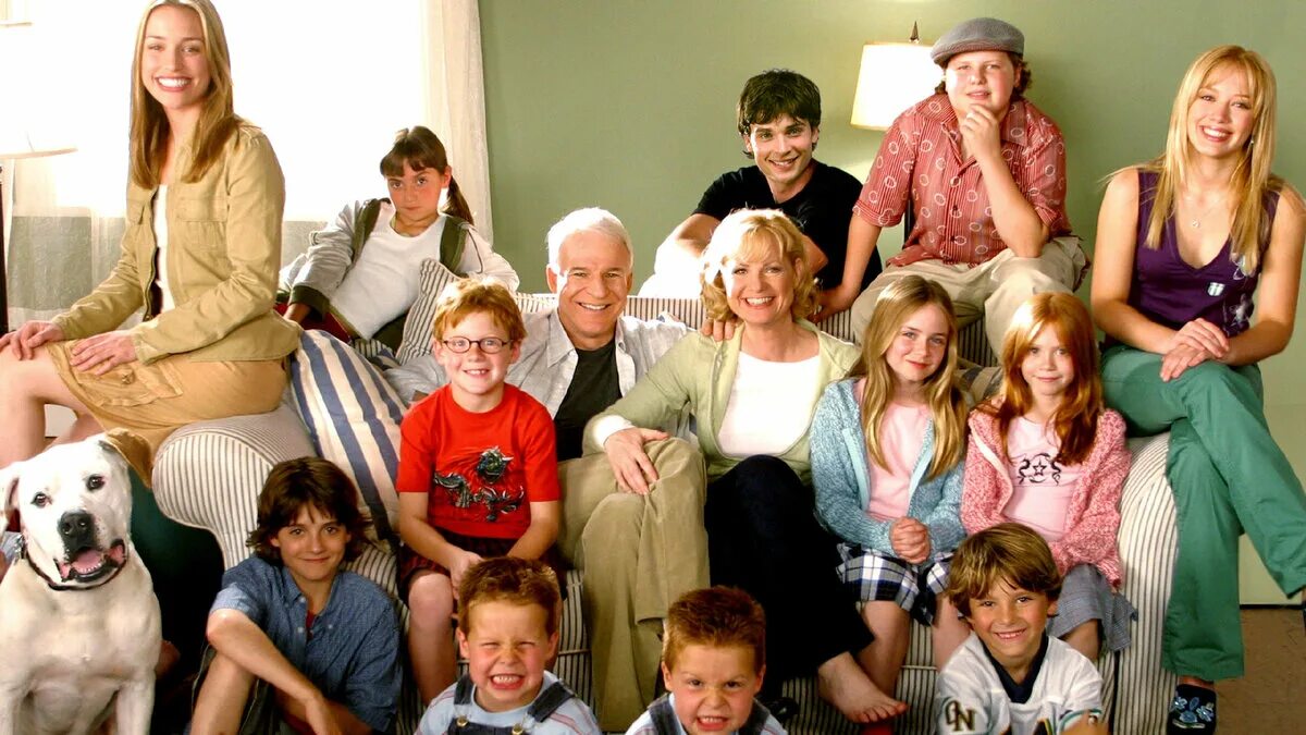 Cheaper by the dozen 2003. Большая дружная семья. Фотосессия большой семьи. Самый многодетный отец