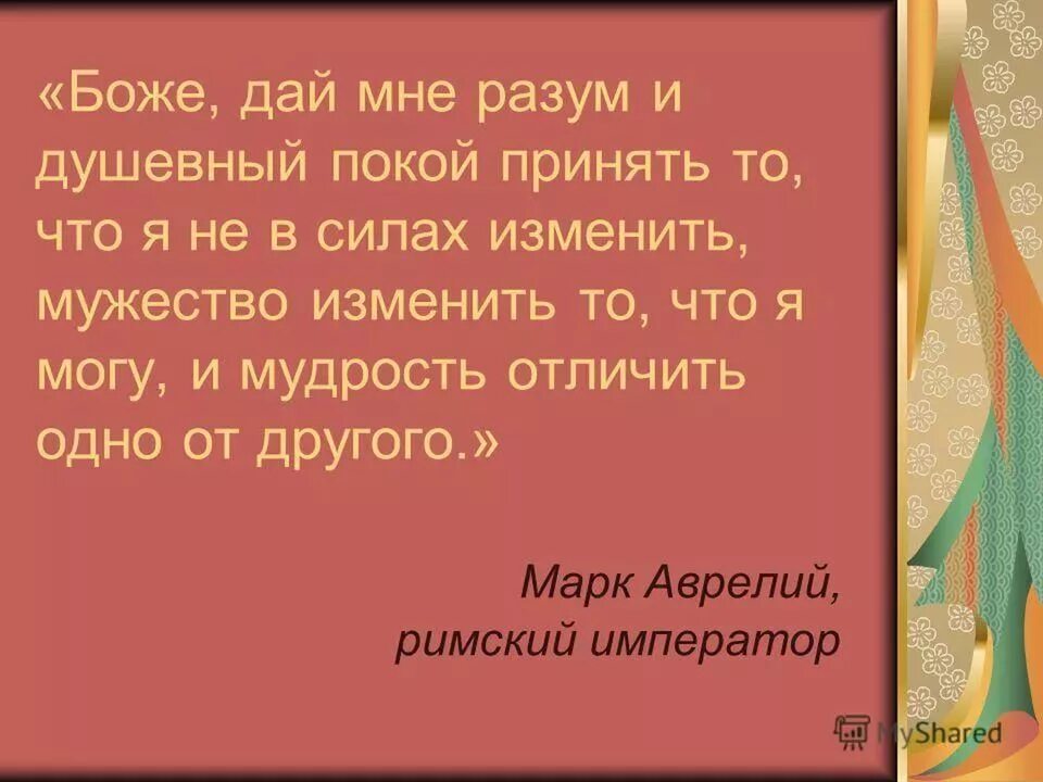 Боже дай мне терпения. Мудрость отличить одно от другого молитва. Боже дай мне разум и душевный. Дай мне мудрости отличить одно. Молитва Господи дай мне силы изменить то что я могу.