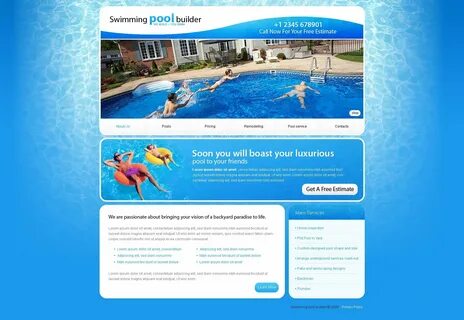 Swimming pool текст