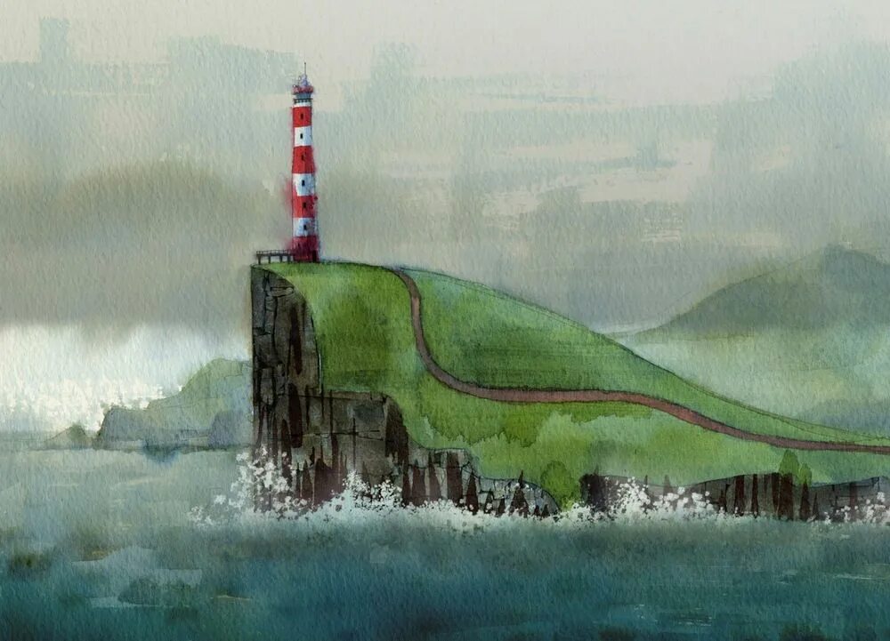 Маяк море песня. Песнь моря маяк. маяк композиция. пейзаж песнь моря маяк.