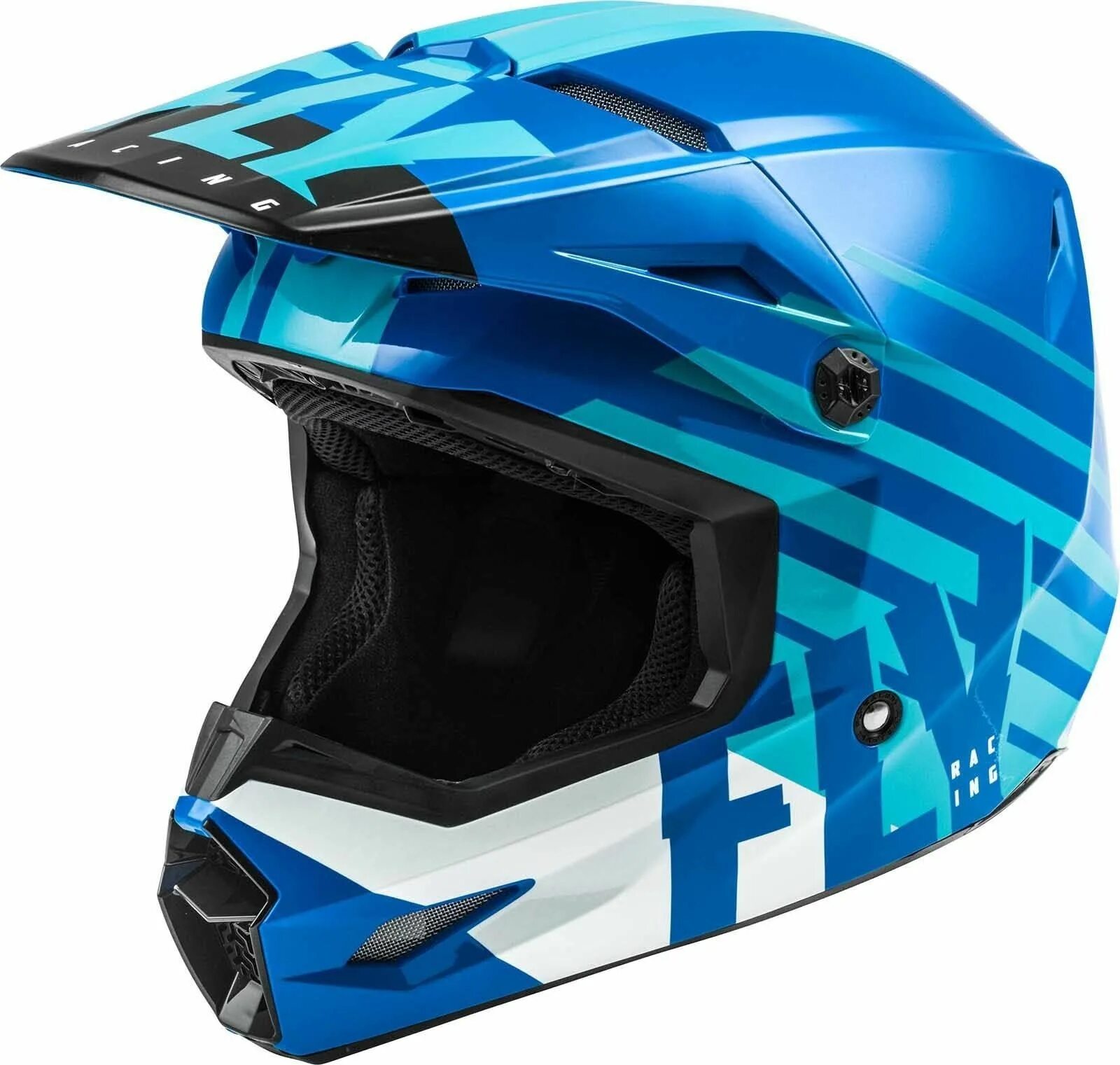 Шлем бело синий. Шлем fly kinetic. кроссовый шлем fly racing. шлем флай рейсинг кроссовый. шлем fly racing kinetic синий.
