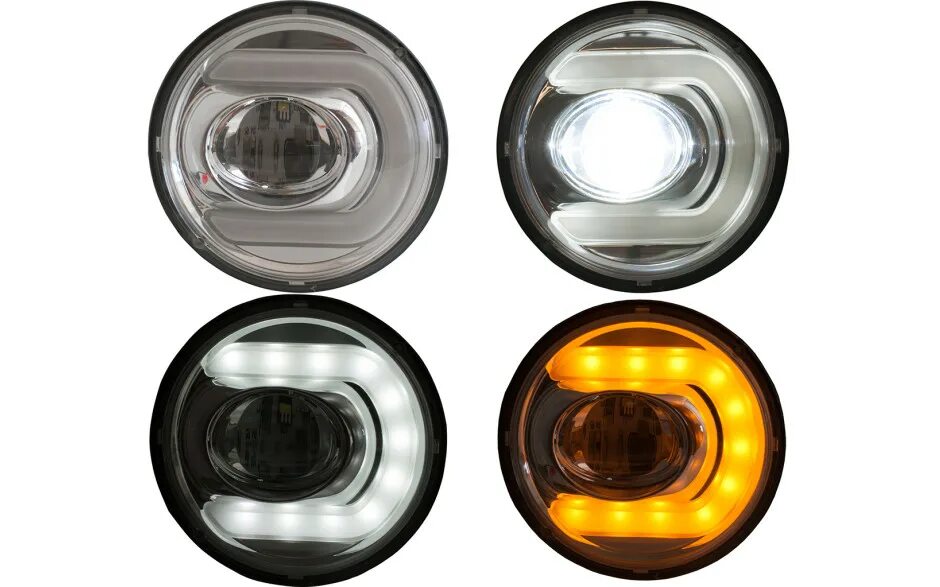 Led фара с поворотником