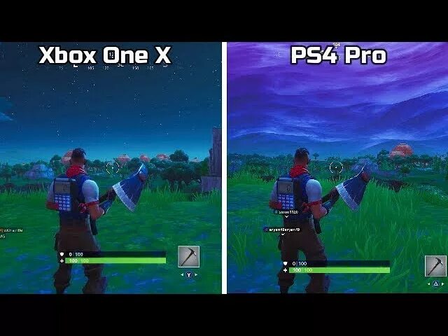 Xbox series s сколько фпс. Ps4 Pro Fortnite. PLAYSTATION 4 Fortnite. Fps ps4. Xbox x Fortnite.