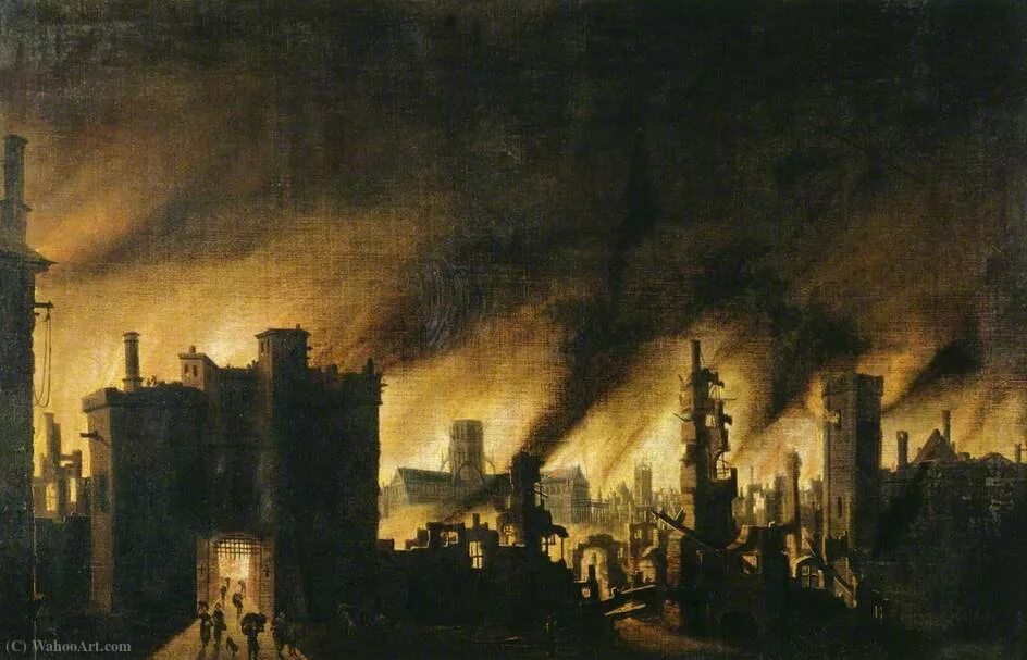 Великий лондонский пожар 1666 года. The great fire of london broke. Великий лондонский пожар 1666 года. Лондонский пожар 1666 года. Великий лондонский пожар.