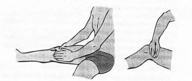 Можно массаж колено. Самомассаж тазобедренного сустава. Точечный массаж коленного сустава. Массаж коленного сустава при артрозе. Точечный массаж при артрозе коленного сустава.