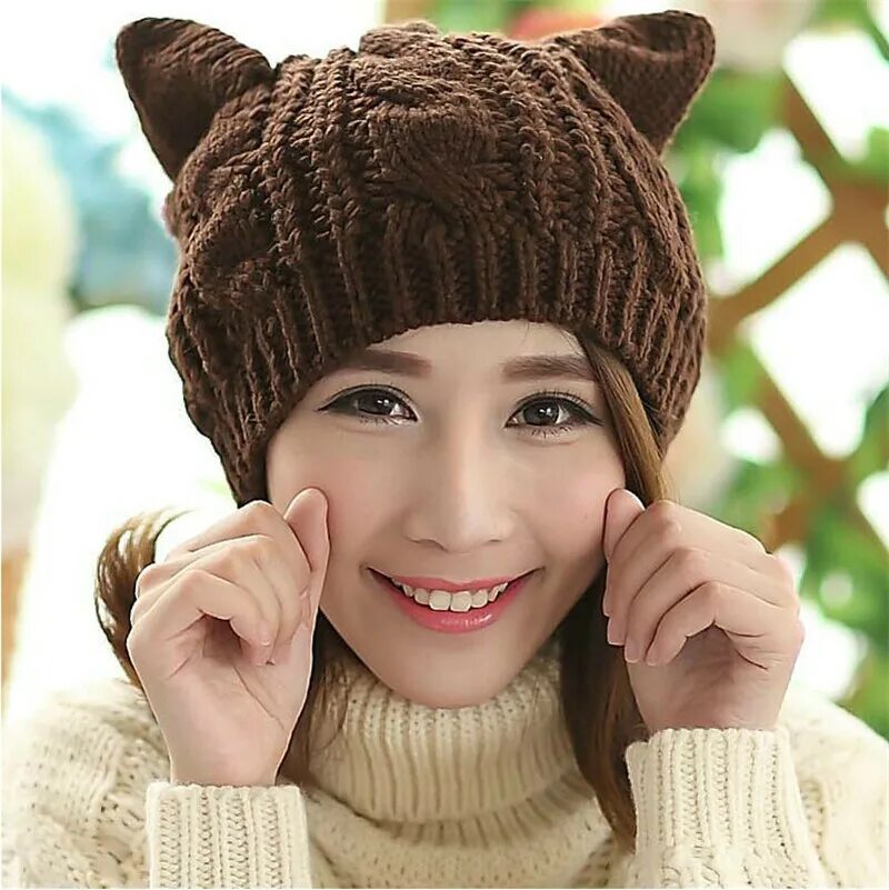 Шапка с ушками. Детские шапочки для новорожденных. Шапка с ушками зимняя женская. Шапка с ушками. Шапки корейские с ушками зимние.