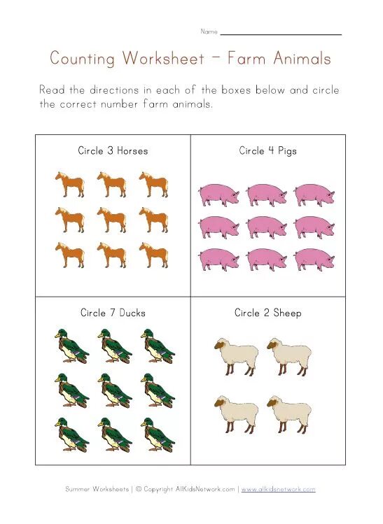 Animals Worksheets. Farm Worksheet. Count the animals Worksheet. Farm animals Worksheets. Farm animals worksheet