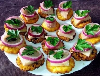 Закуска с селедкой на праздничный стол