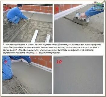 Каким раствором выровнять пол