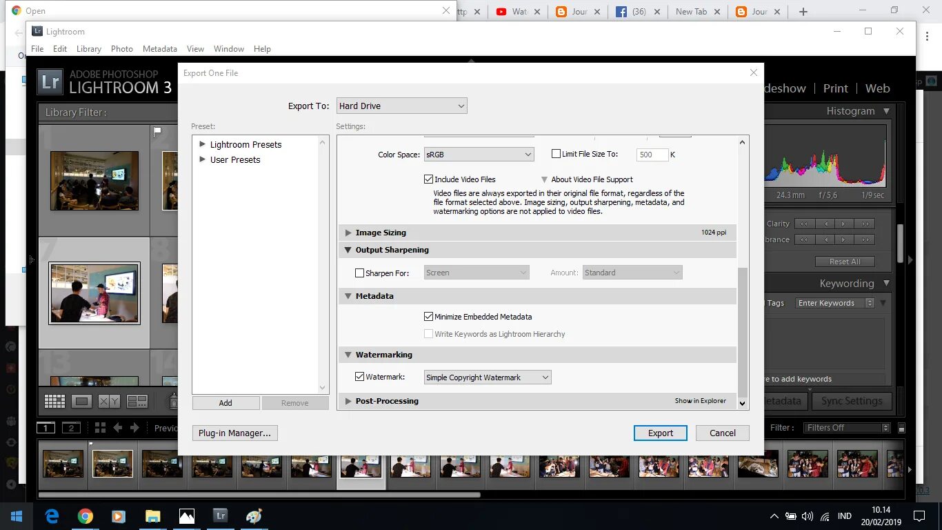 HOW TO WATERMARK YOUR PHOTOS IN LIGHTROOM Lightroom, Photo fix, Photography name