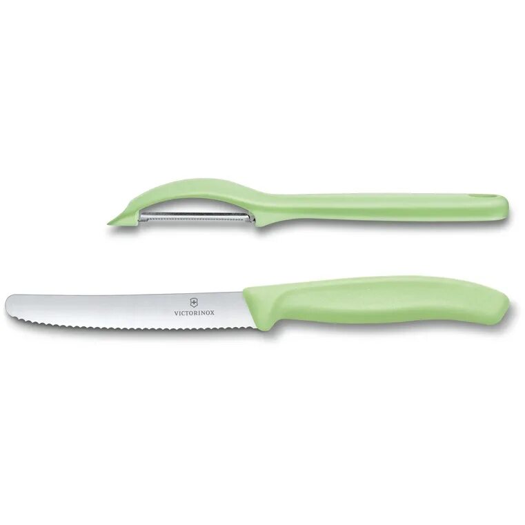 Нож 11 см. Victorinox 6.7186.6. набор ножей &quot;victorinox. swiss classic&quot;, зеленый. набор из 2 ножей victorinox swiss classic 6.7116.21l22. набор victorinox swiss classic 2 ножа 6.783.