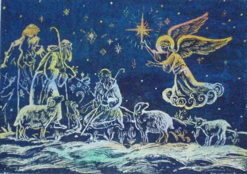 рождественские песни святая ночь