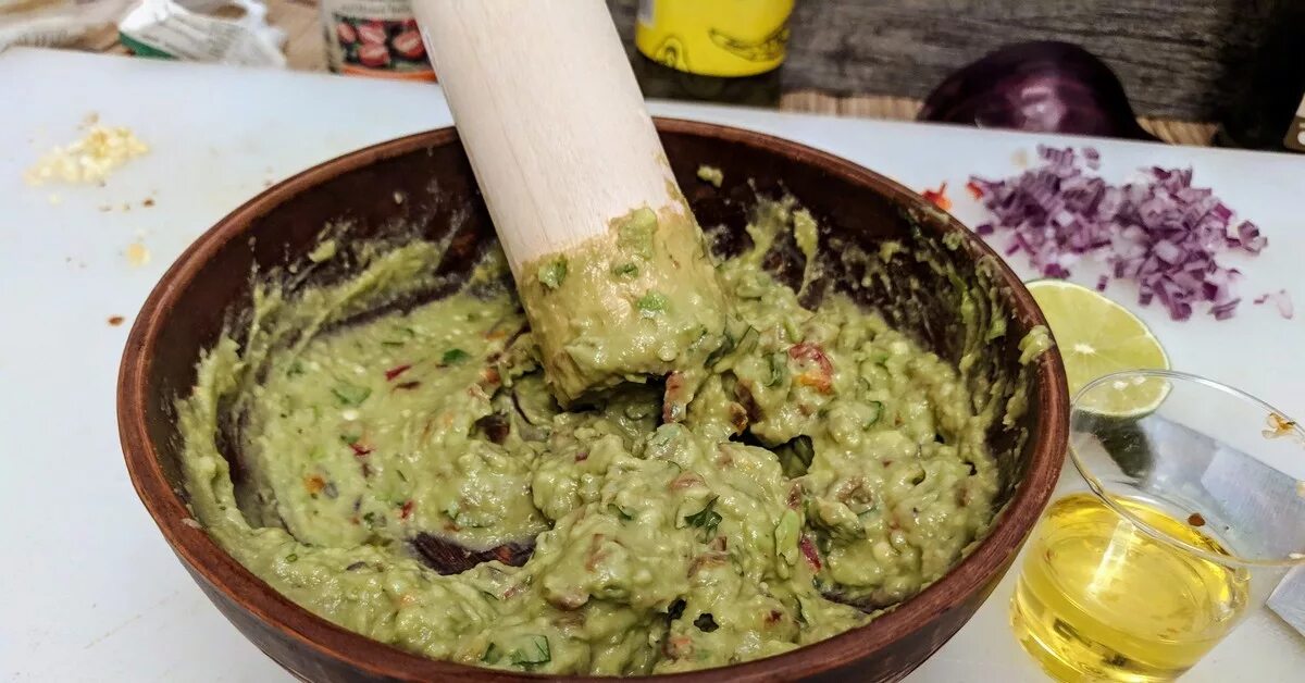 Гуакамоле с оливками рецепт - Мексиканская кухня: Соусы и маринады. "Еда"