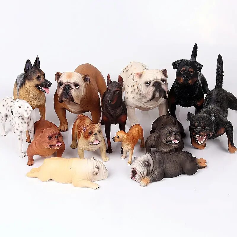 Пластмассовые игрушки собаки. Фигурка собака. Коллекционные фигурки собак. Набор игрушечных собачек. Купить пластиковую собаку
