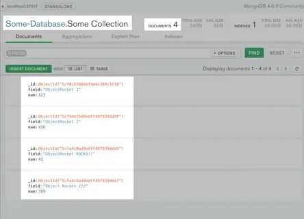 Mongodb example