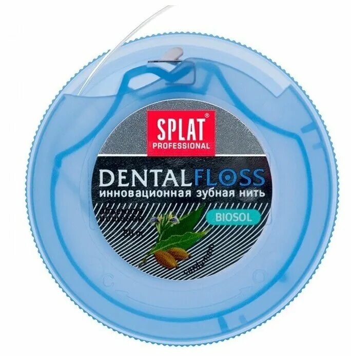 зубная нить сплат professional dental floss natural wax объемная кокос 40м. вощеная зубная нить сплат.