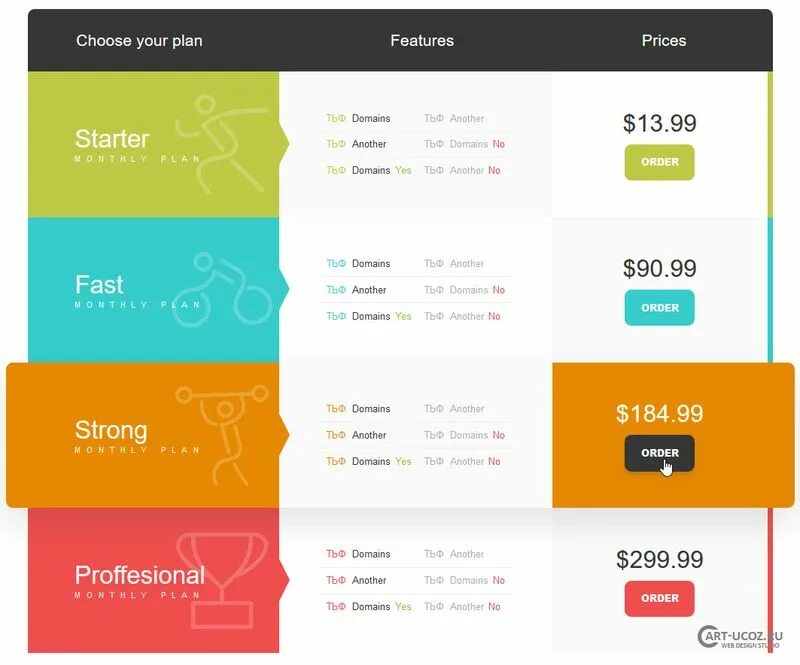 Красивое оформление таблицы Invoicera Introduces a New Monthly Price Plan @ $29.95 Invoicera Blog
