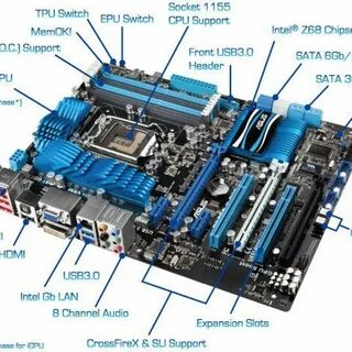Материнская плата asus p8z68