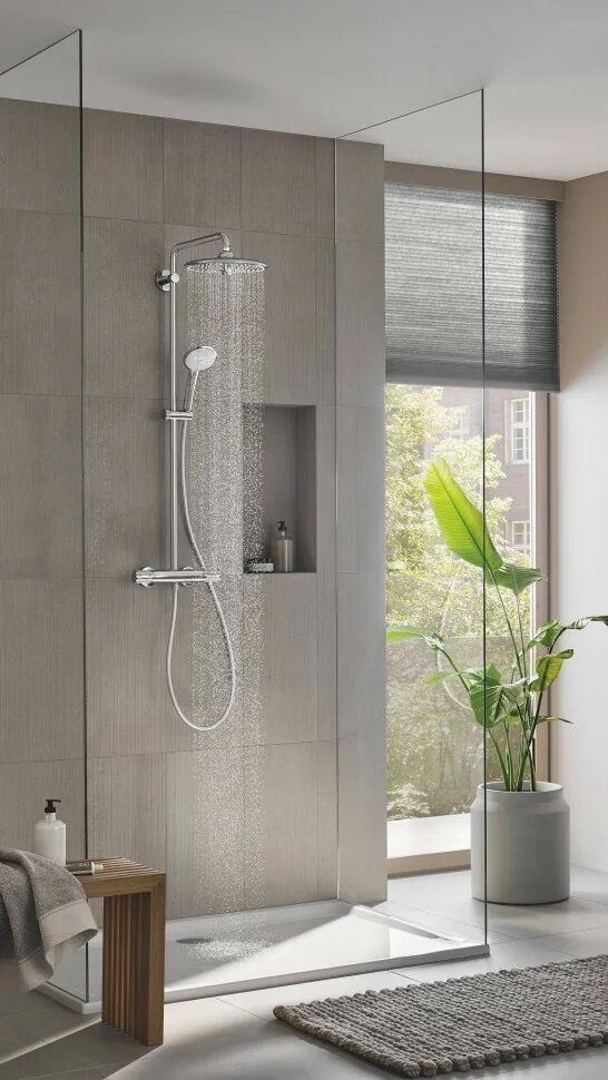 Термостатом grohe euphoria. 27296003 grohe. 27296003 душевая система grohe euphoria с термостатом для душа. grohe euphoria 260. душевая стойка grohe euphoria system 26186000.