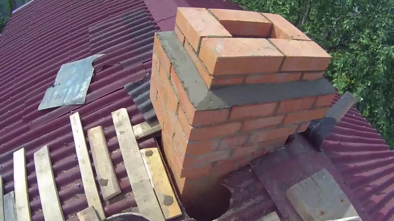 Как выложить печную трубу