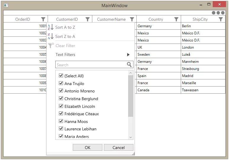 Wpf datagrid. C# wpf datagrid фильтр. datagrid control. c# wpf таблица. datagrid сортировка wpf.