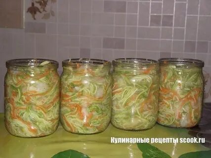 Кабачки консервированные салаты
