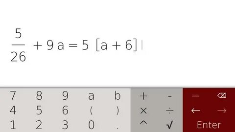 Калькулятор по алгебре 8