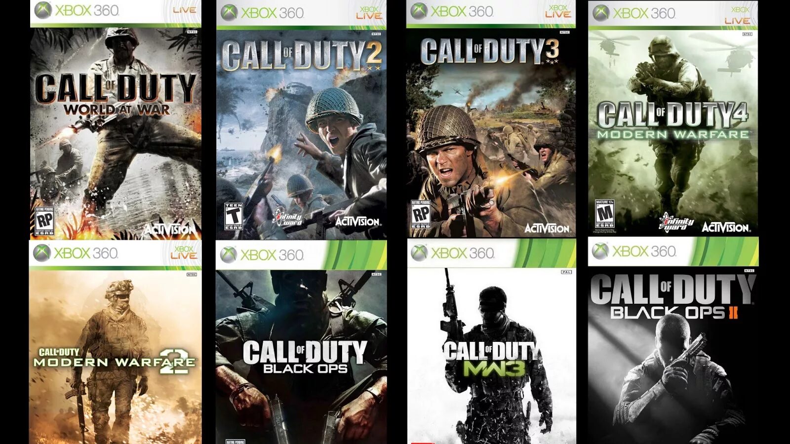 Call of Duty Xbox 360. Антология Call of Duty. Вся линейка игр Call of Duty. Все части колды