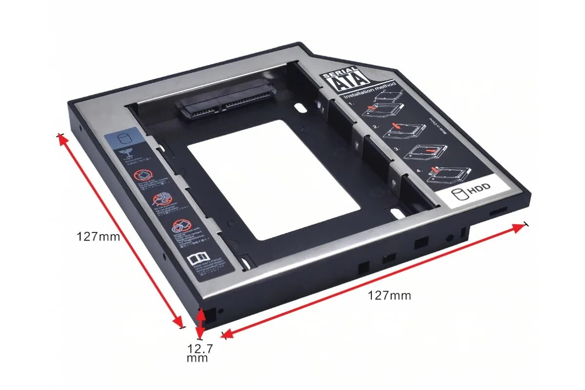 Ccd жесткий диск. Переходник Optibay 2.5 SATA 12.7мм. Optibay 12.7 mm. Optibay 9.5mm SATA. Optibay SATA-SATA 12,5 мм.