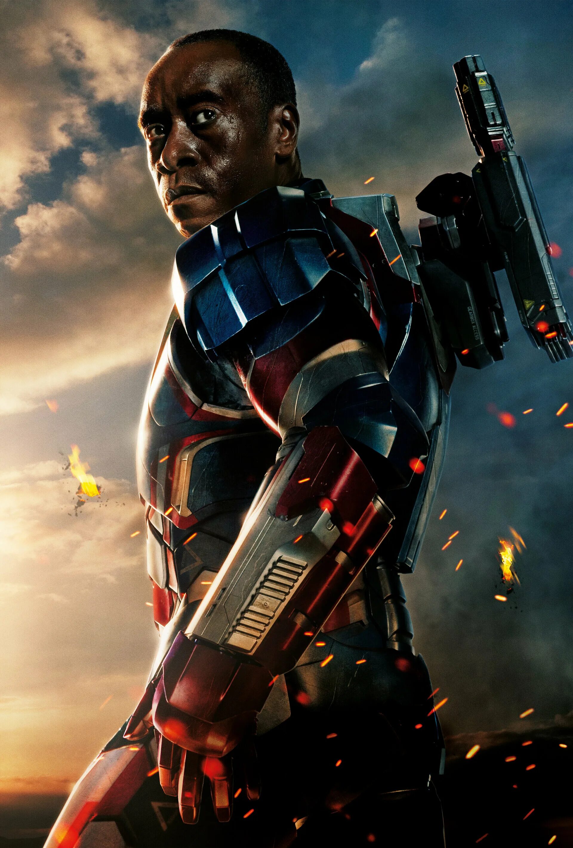 Железный плакат. Дон Чидл Iron man.