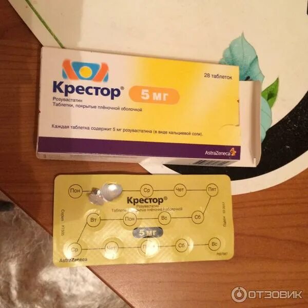 Крестор таб.п.п.о.10 мг 126 шт - Озерки - Аптека