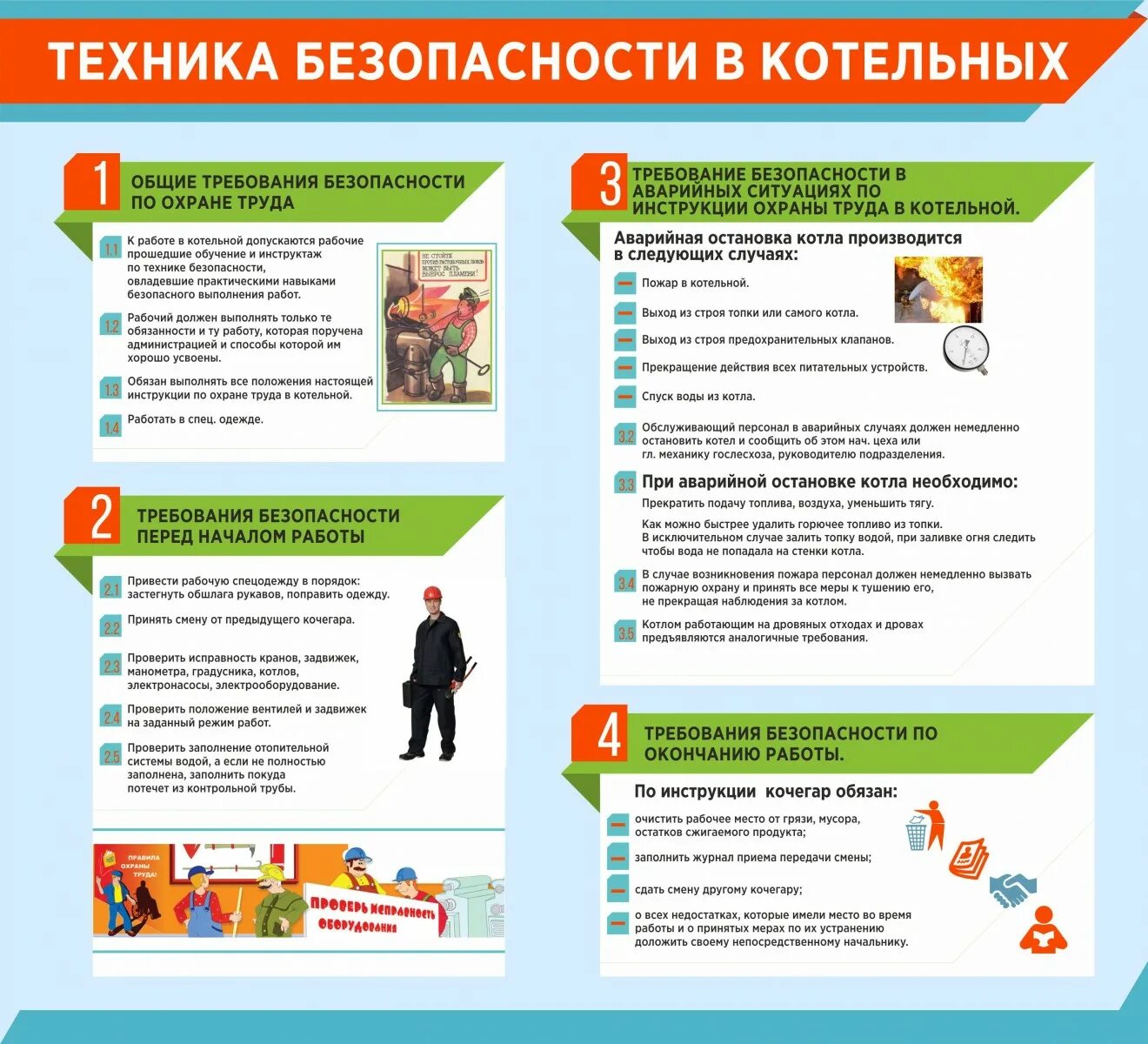 Охрана труда котельной. Охрана труда котельной. Охрана труда в котельной. Плакаты по технике безопасности на производстве. Эксплуатация паровых и водогрейных котлов плакаты.