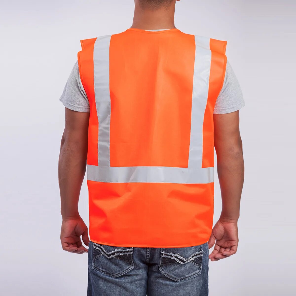 Vest 2. Orange Vests violence. Orange Mesh.