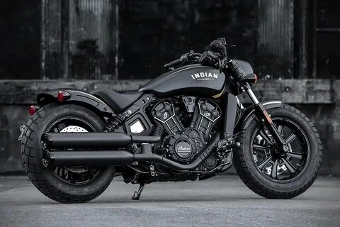 2018 INDIAN SCOUT BOBBER JACK DANIEL’S EDITION Изготовленные На Заказ Чоппе...