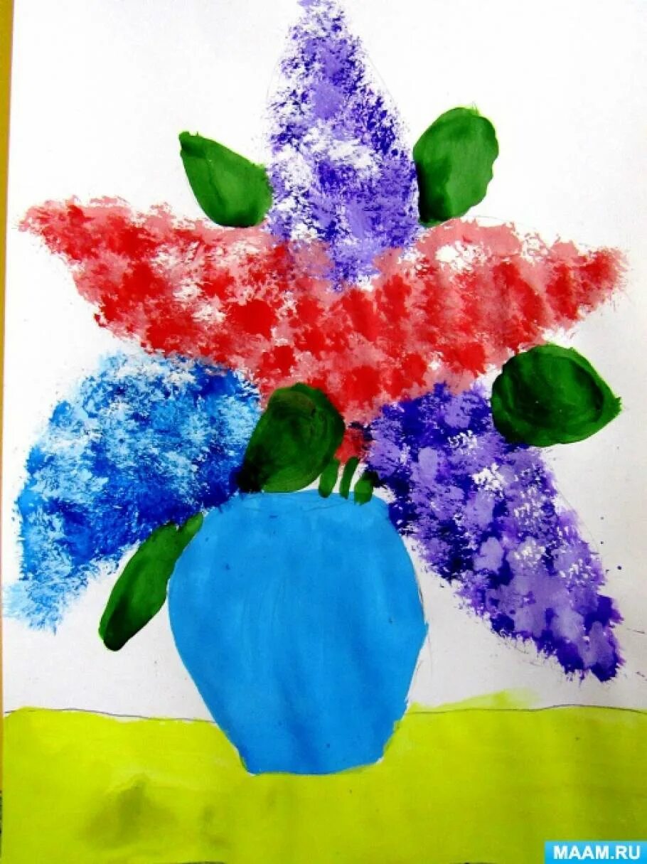 Рисование цветы в подготовительной группе. Рисование цветы для мамы. Рисование с детьми букет для мамы. Рисование с детьми старшей группы.