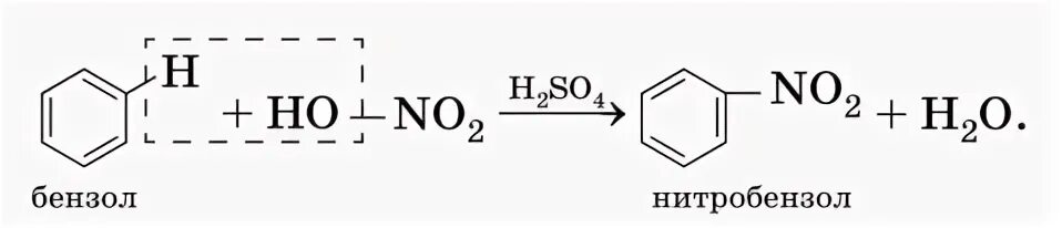 Бензол в нитробензол реакция