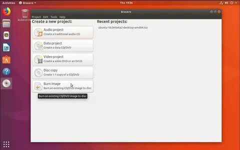 Linux iso to usb