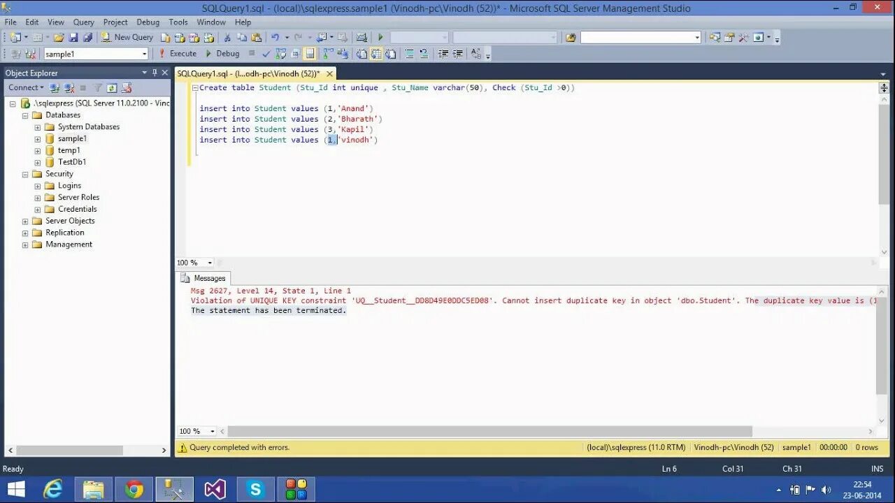 Duplicate key value violates unique constraint. Sql уникальный ключ id. not в sql. foreign_key_checks sql. check on null sql.