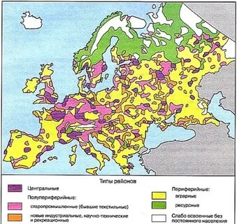 Карта региона специализации