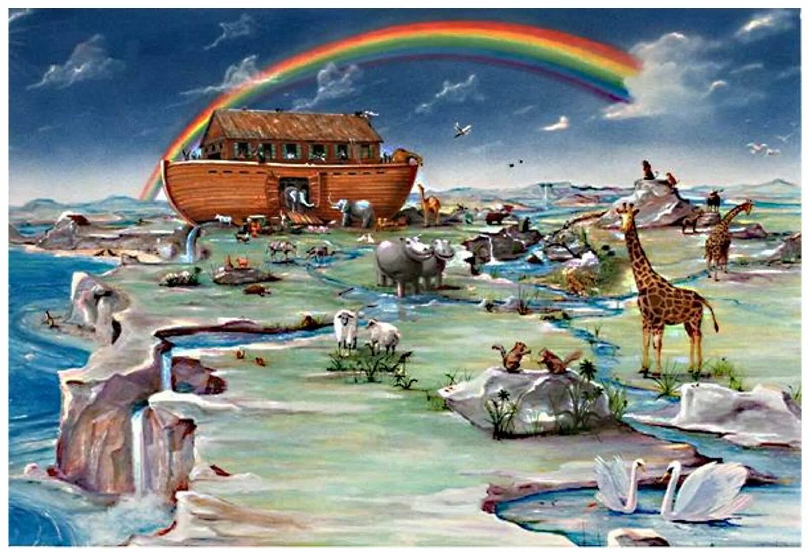 Noah s ark. Всемирный потоп и Ноев Ковчег. Ной потоп Ковчег.