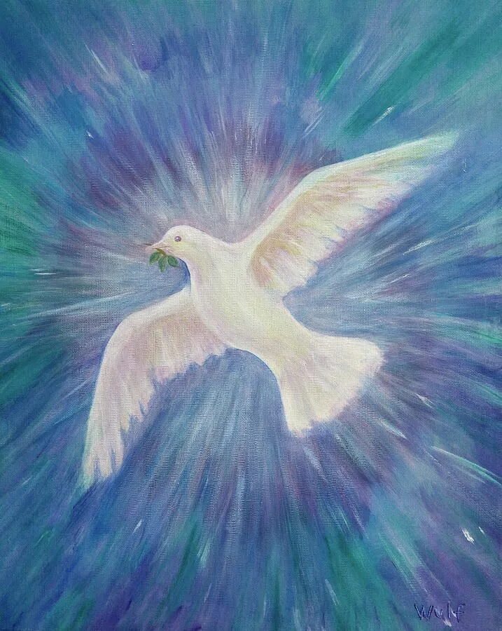Св птица. Святой дух в живописи. Белый голубь. Голубь Святой дух.