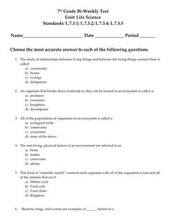 Grade 7 test 3