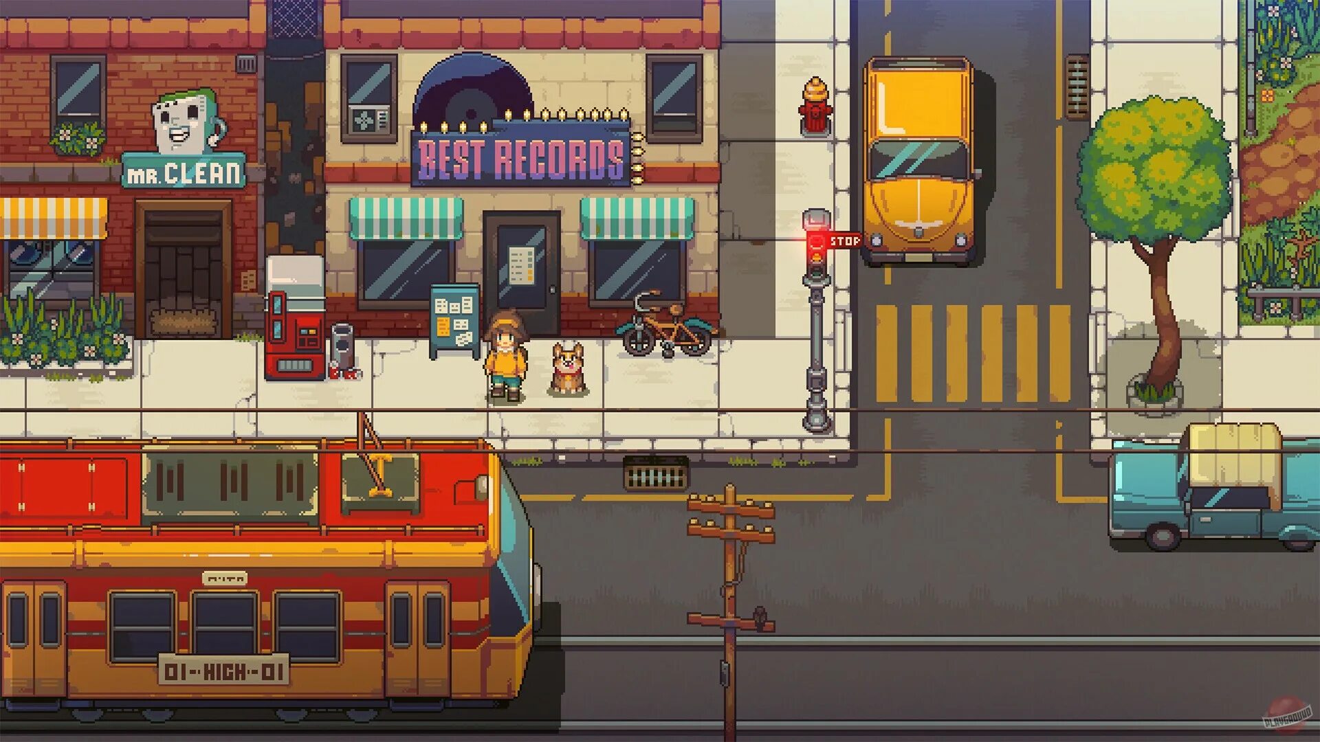 Bloomtown a different stor. Different story игра. jrpg в стилистике америки 60-х годов. street sense игра. не игра игра.