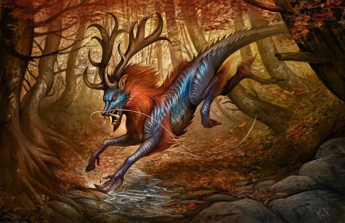 Fantasy - Griffin - Griffon - Creature Wallpaper Mythische wezens, Mythologische