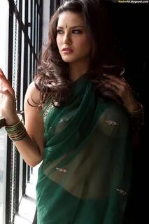 Sunny Leone FHM green Saree photoshoot 2012. sunny-leone-hot-2012. 